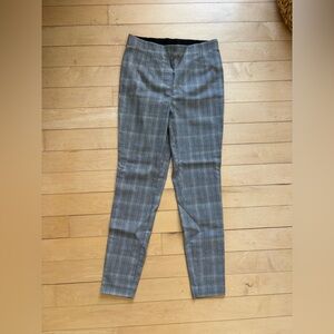 Reitmans Gray Plaid Skinny Pants